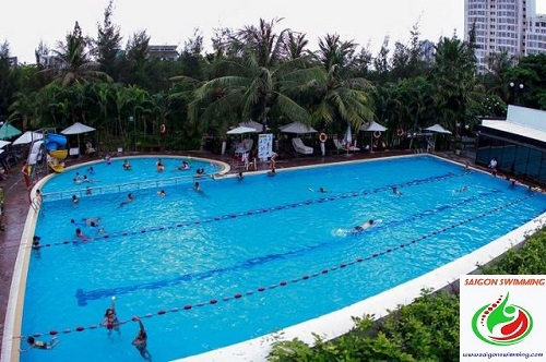 Hồ bơi Trung Sơn ứng dụng hệ thống lọc nước hiện đại